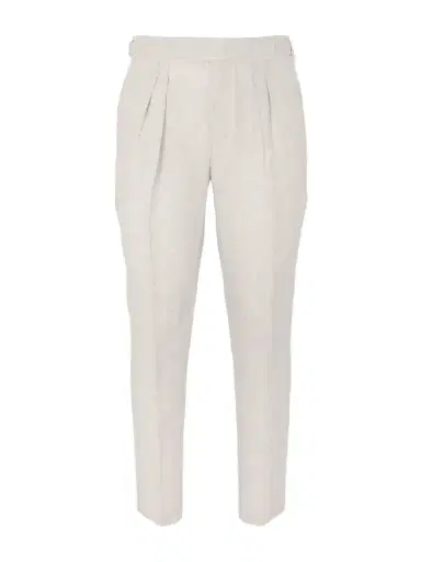 MR P. Steve Tapered Pleated Herringbone Linen Trousers - Men | Thumbnail 1 MR P. Steve Tapered Pleated Herringbone Linen Trousers - Men | Thumbnail 1
