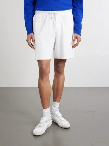 MR P. Straight-Leg Organic Cotton and Silk-Blend Terry Shorts - Men | Thumbnail 3 MR P. Straight-Leg Organic Cotton and Silk-Blend Terry Shorts - Men | Thumbnail 3
