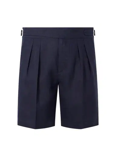 MR P. Straight-Leg Pleated Linen Bermuda Shorts - Men | Thumbnail 1 MR P. Straight-Leg Pleated Linen Bermuda Shorts - Men | Thumbnail 1
