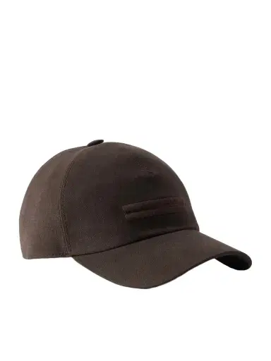 Zegna Oasi Logo-Detailed Linen Baseball Cap - Men | Thumbnail 1 Zegna Oasi Logo-Detailed Linen Baseball Cap - Men | Thumbnail 1