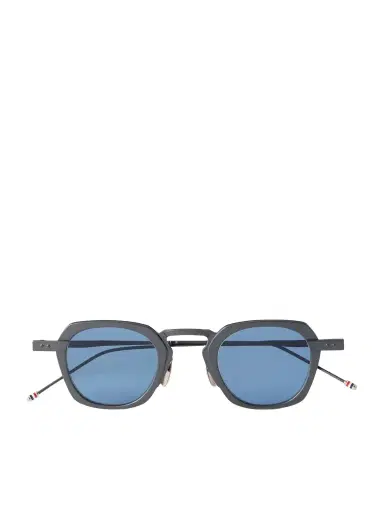 Thom Browne Square-Frame Titanium Sunglasses - Men | Thumbnail 1 Thom Browne Square-Frame Titanium Sunglasses - Men | Thumbnail 1