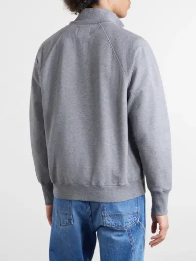 Drake's Cotton-Jersey Half-Zip Sweater - Men | Thumbnail 4 Drake's Cotton-Jersey Half-Zip Sweater - Men | Thumbnail 4