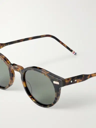 Thom Browne Round-Frame Tortoiseshell Acetate Sunglasses - Men | Thumbnail 5 Thom Browne Round-Frame Tortoiseshell Acetate Sunglasses - Men | Thumbnail 5