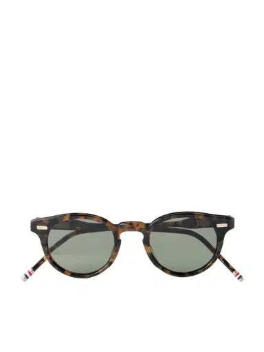 Thom Browne Round-Frame Tortoiseshell Acetate Sunglasses - Men | Thumbnail 1 Thom Browne Round-Frame Tortoiseshell Acetate Sunglasses - Men | Thumbnail 1