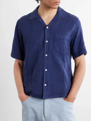 Corridor Camp-Collar Cotton Shirt - Men | Thumbnail 3 Corridor Camp-Collar Cotton Shirt - Men | Thumbnail 3