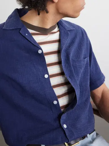 Corridor Camp-Collar Cotton Shirt - Men | Thumbnail 5 Corridor Camp-Collar Cotton Shirt - Men | Thumbnail 5