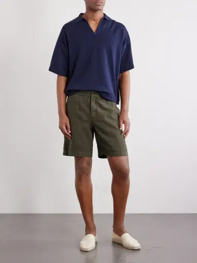 MR P. Straight-Leg Linen Shorts - Men | Thumbnail 2 MR P. Straight-Leg Linen Shorts - Men | Thumbnail 2