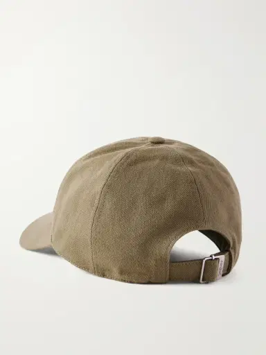 Saint Laurent Logo-Debossed Cotton-Twill Baseball Cap - Men | Thumbnail 4 Saint Laurent Logo-Debossed Cotton-Twill Baseball Cap - Men | Thumbnail 4