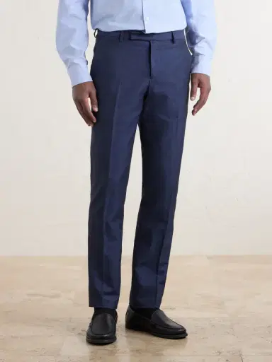 Paul Smith Slim-Fit Tapered Cotton and Linen-Blend Suit Trousers - Men | Thumbnail 3 Paul Smith Slim-Fit Tapered Cotton and Linen-Blend Suit Trousers - Men | Thumbnail 3