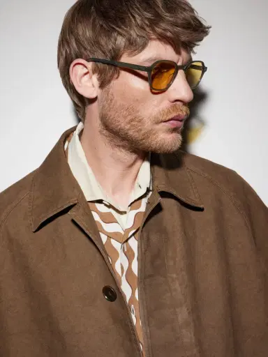 Garrett Leight California Optical Temescal Hexagon-Frame Acetate Sunglasses - Men | Thumbnail 2 Garrett Leight California Optical Temescal Hexagon-Frame Acetate Sunglasses - Men | Thumbnail 2