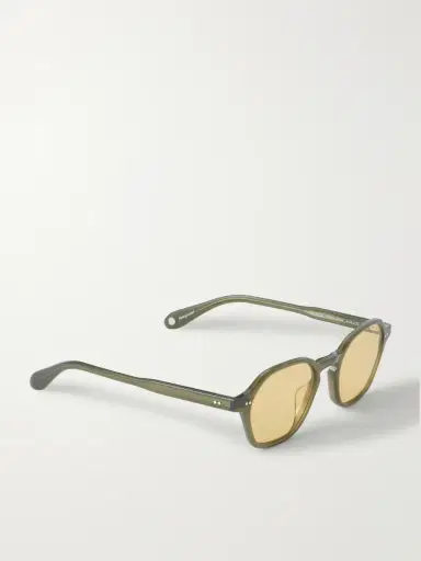 Garrett Leight California Optical Temescal Hexagon-Frame Acetate Sunglasses - Men | Thumbnail 3 Garrett Leight California Optical Temescal Hexagon-Frame Acetate Sunglasses - Men | Thumbnail 3
