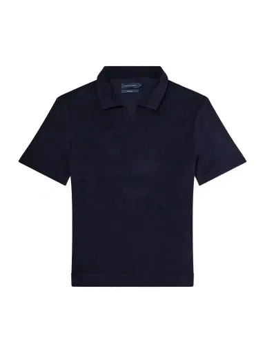 Thom Sweeney Terry-Cotton Polo Shirt - Men | Thumbnail 1 Thom Sweeney Terry-Cotton Polo Shirt - Men | Thumbnail 1