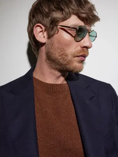 Cutler and Gross 1427 Round-Frame Silver-Tone Sunglasses - Men | Thumbnail 4 Cutler and Gross 1427 Round-Frame Silver-Tone Sunglasses - Men | Thumbnail 4