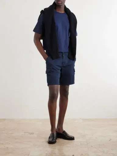 MR P. Straight-Leg Organic Cotton-Twill Cargo Shorts - Men | Thumbnail 2 MR P. Straight-Leg Organic Cotton-Twill Cargo Shorts - Men | Thumbnail 2