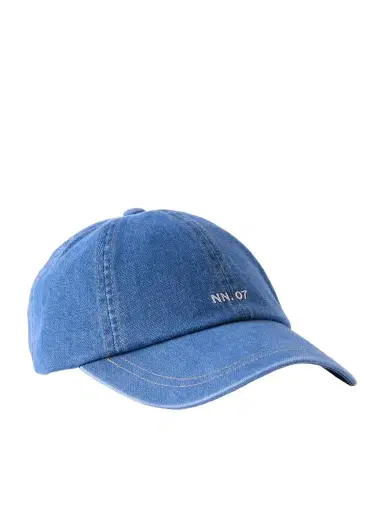 NN07 Logo-Embroidered Denim Baseball Cap - Men | Thumbnail 1 NN07 Logo-Embroidered Denim Baseball Cap - Men | Thumbnail 1