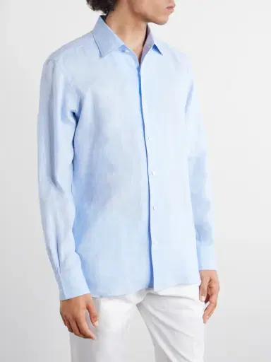 Zegna Linen Shirt - Men | Thumbnail 3 Zegna Linen Shirt - Men | Thumbnail 3