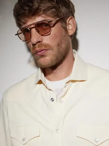 Cutler and Gross 1425 Square-Frame Gold-Tone Sunglasses - Men | Thumbnail 4 Cutler and Gross 1425 Square-Frame Gold-Tone Sunglasses - Men | Thumbnail 4