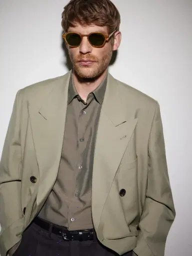 Garrett Leight California Optical Temescal Hexagon-Frame Acetate Sunglasses - Men | Thumbnail 2 Garrett Leight California Optical Temescal Hexagon-Frame Acetate Sunglasses - Men | Thumbnail 2