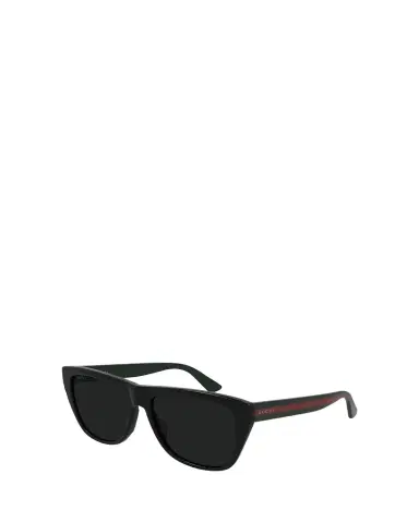 Gucci Men's Rounded Web Acetate Sunglasses | Thumbnail 1 Gucci Men's Rounded Web Acetate Sunglasses | Thumbnail 1