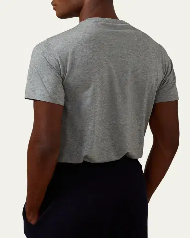 Ralph Lauren Purple Label Lisle Crewneck T-Shirt | Thumbnail 3 Ralph Lauren Purple Label Lisle Crewneck T-Shirt | Thumbnail 3