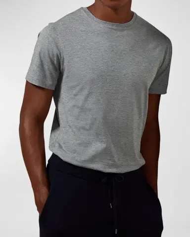 Ralph Lauren Purple Label Lisle Crewneck T-Shirt | Thumbnail 6 Ralph Lauren Purple Label Lisle Crewneck T-Shirt | Thumbnail 6
