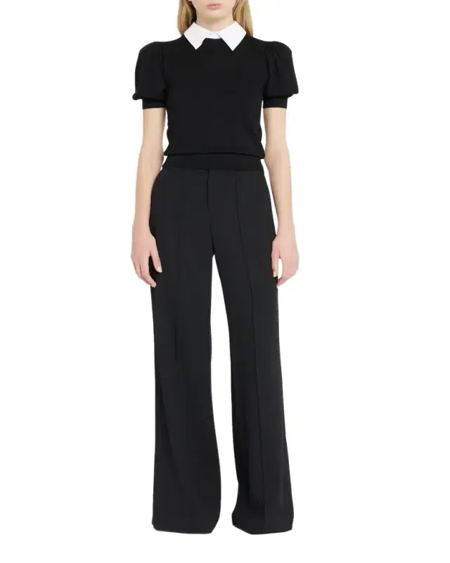 Chase Puff-Sleeve Detachable Collar Sweater Chase Puff-Sleeve Detachable Collar Sweater