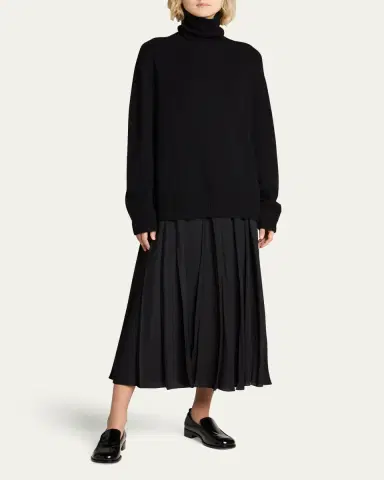 The Row Stepny Wool-Cashmere Turtleneck Top | Thumbnail 2 The Row Stepny Wool-Cashmere Turtleneck Top | Thumbnail 2