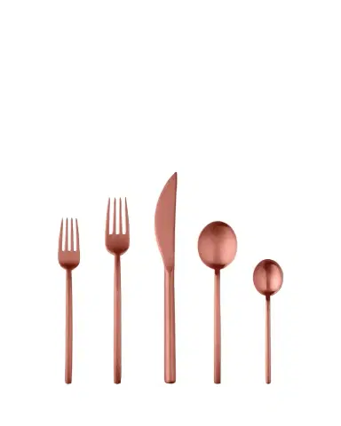 Mepra Bronze Linea Ice 5-Piece Flatware Set | Thumbnail 1 Mepra Bronze Linea Ice 5-Piece Flatware Set | Thumbnail 1