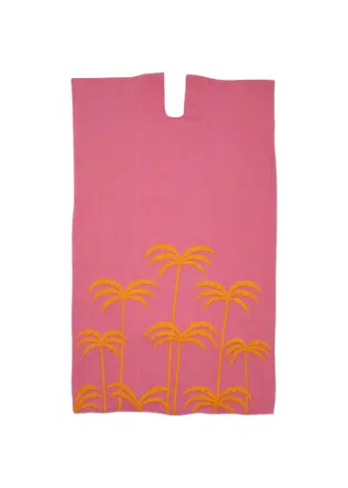 Pippa Holt Three Panel Embroidered Palm Tree Midi Kaftan | Thumbnail 3 Pippa Holt Three Panel Embroidered Palm Tree Midi Kaftan | Thumbnail 3