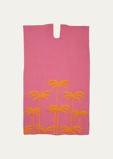 Pippa Holt Three Panel Embroidered Palm Tree Midi Kaftan | Thumbnail 5 Pippa Holt Three Panel Embroidered Palm Tree Midi Kaftan | Thumbnail 5