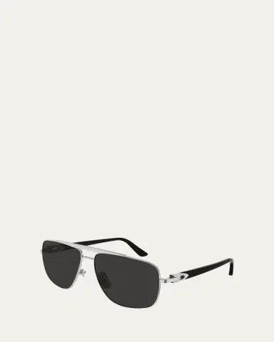 Cartier Men's C-Logo Aviator Sunglasses | Thumbnail 2 Cartier Men's C-Logo Aviator Sunglasses | Thumbnail 2