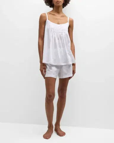 Hanro Julia Short Scoop-Neck Pintuck Pajama Set | Thumbnail 11 Hanro Julia Short Scoop-Neck Pintuck Pajama Set | Thumbnail 11