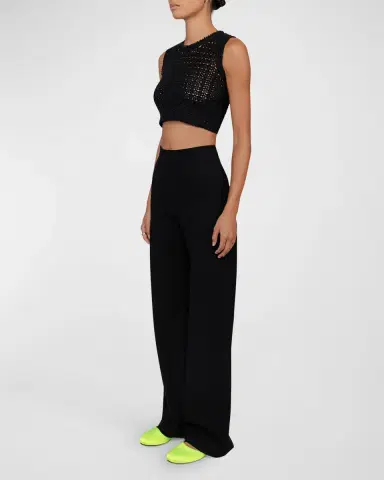 LESET Rio Wide-Leg Ponte Pants | Thumbnail 6 LESET Rio Wide-Leg Ponte Pants | Thumbnail 6