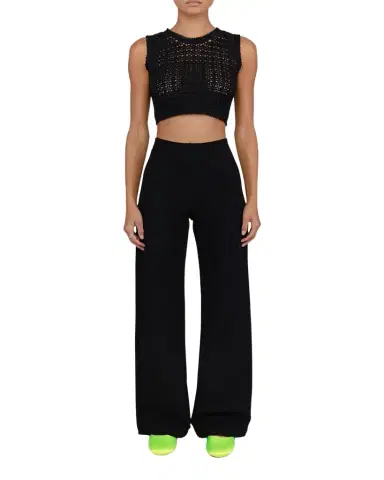 LESET Rio Wide-Leg Ponte Pants | Thumbnail 1 LESET Rio Wide-Leg Ponte Pants | Thumbnail 1