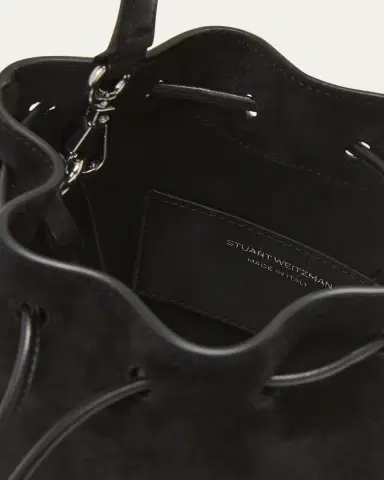 Stuart Weitzman Rae Mini Suede Bucket Bag | Thumbnail 4 Stuart Weitzman Rae Mini Suede Bucket Bag | Thumbnail 4