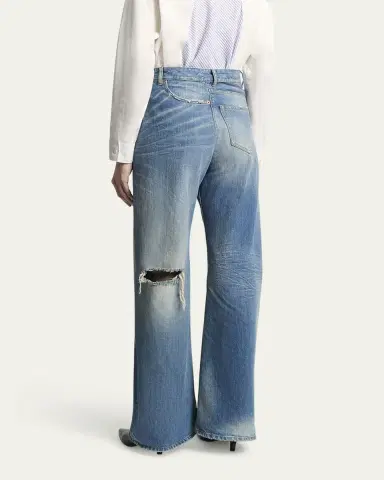 MM6 Maison Margiela Deconstructed 5-Pocket Jeans | Thumbnail 3 MM6 Maison Margiela Deconstructed 5-Pocket Jeans | Thumbnail 3