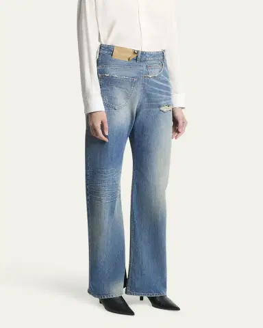 MM6 Maison Margiela Deconstructed 5-Pocket Jeans | Thumbnail 4 MM6 Maison Margiela Deconstructed 5-Pocket Jeans | Thumbnail 4