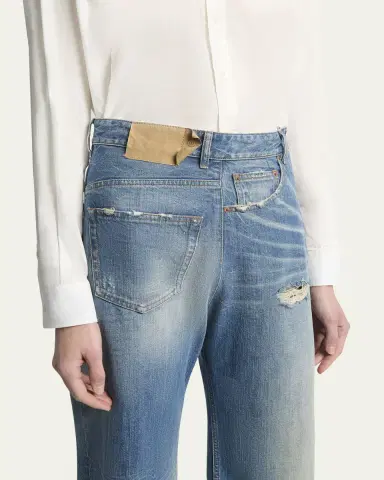 MM6 Maison Margiela Deconstructed 5-Pocket Jeans | Thumbnail 5 MM6 Maison Margiela Deconstructed 5-Pocket Jeans | Thumbnail 5