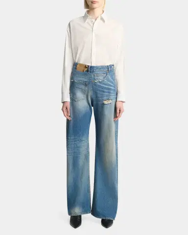MM6 Maison Margiela Deconstructed 5-Pocket Jeans | Thumbnail 6 MM6 Maison Margiela Deconstructed 5-Pocket Jeans | Thumbnail 6