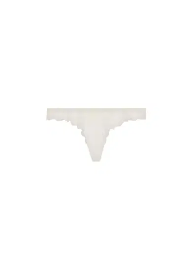 Kiki de Montparnasse Leche Moi Scalloped Lace Thong | Thumbnail 1 Kiki de Montparnasse Leche Moi Scalloped Lace Thong | Thumbnail 1