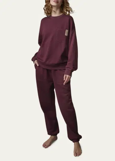 Lunya Silksweats Reversible Sherpa-Lined Joggers | Thumbnail 2 Lunya Silksweats Reversible Sherpa-Lined Joggers | Thumbnail 2