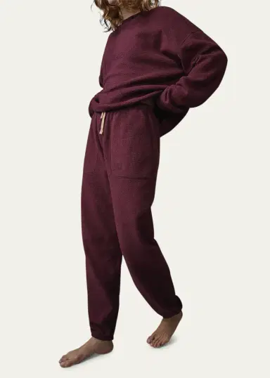 Lunya Silksweats Reversible Sherpa-Lined Joggers | Thumbnail 4 Lunya Silksweats Reversible Sherpa-Lined Joggers | Thumbnail 4