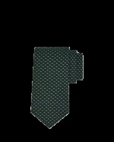 Ferragamo Men's Woven Geometric Jacquard Silk Tie | Thumbnail 2 Ferragamo Men's Woven Geometric Jacquard Silk Tie | Thumbnail 2