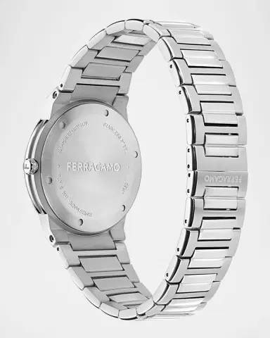 FERRAGAMO Ferragamo Sapphire Logo 41mm Stainless Steel Bracelet Watch | Thumbnail 5 FERRAGAMO Ferragamo Sapphire Logo 41mm Stainless Steel Bracelet Watch | Thumbnail 5