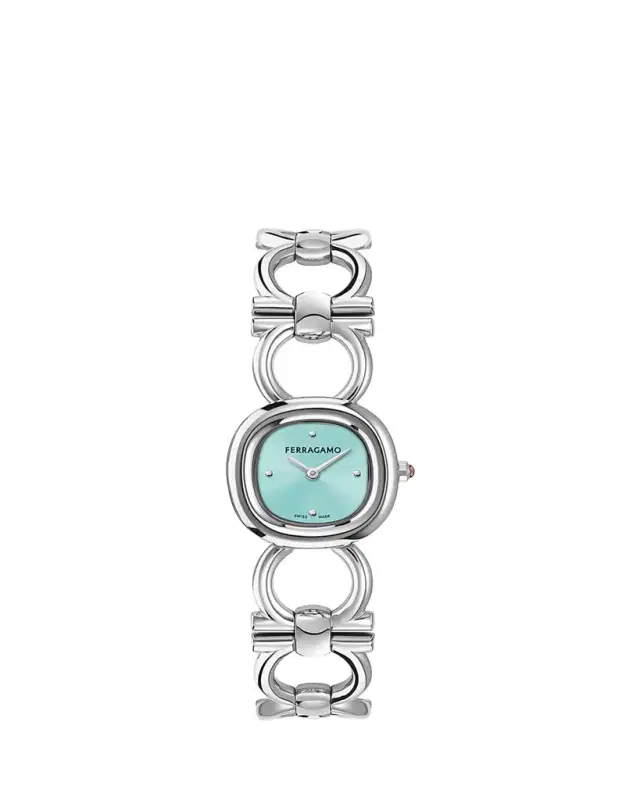 Double Gancini 25MM Stainless Steel Bracelet Watch Double Gancini 25MM Stainless Steel Bracelet Watch