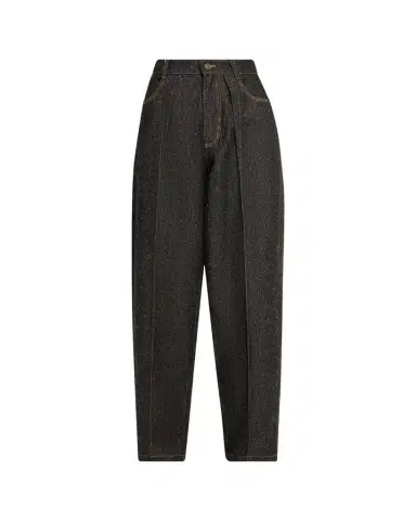 NACKIYE Borrowed Pleated Tapered-Leg Denim Pants | Thumbnail 1 NACKIYE Borrowed Pleated Tapered-Leg Denim Pants | Thumbnail 1