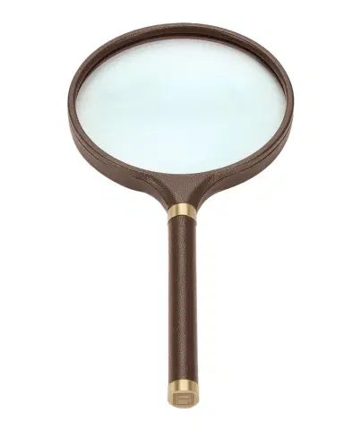 Assouline Archival Leather Magnifying Glass | Thumbnail 1 Assouline Archival Leather Magnifying Glass | Thumbnail 1