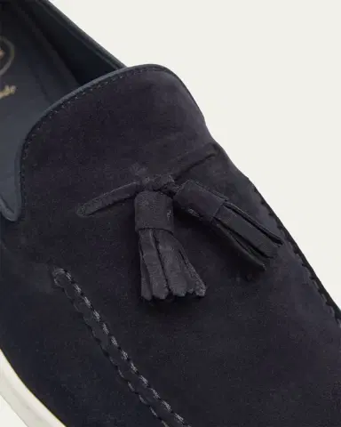 Church's Men's Ripley Suede Rubber-Sole Tassel Loafers | Thumbnail 3 Church's Men's Ripley Suede Rubber-Sole Tassel Loafers | Thumbnail 3