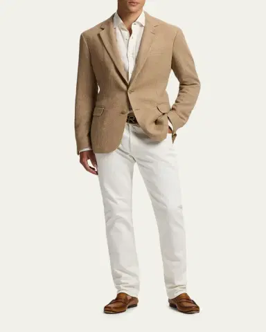Ralph Lauren Purple Label Men's Hadley Single-Breasted Cashmere Sport Coat | Thumbnail 2 Ralph Lauren Purple Label Men's Hadley Single-Breasted Cashmere Sport Coat | Thumbnail 2