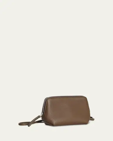 THE ROW Men's Owen Leather Wristlet Pouch | Thumbnail 2 THE ROW Men's Owen Leather Wristlet Pouch | Thumbnail 2